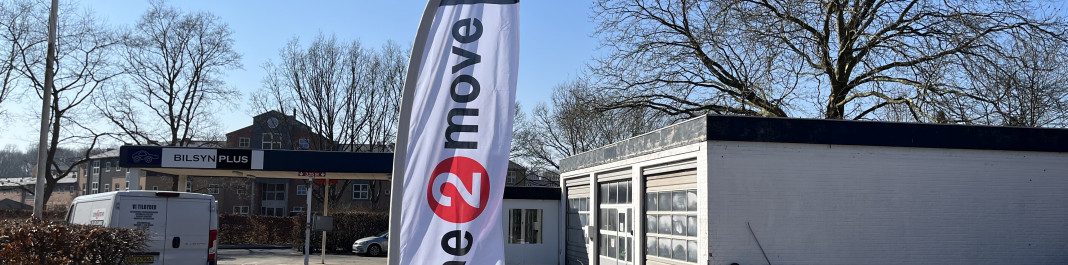Facaden af One2move Biludlejning Lyngby