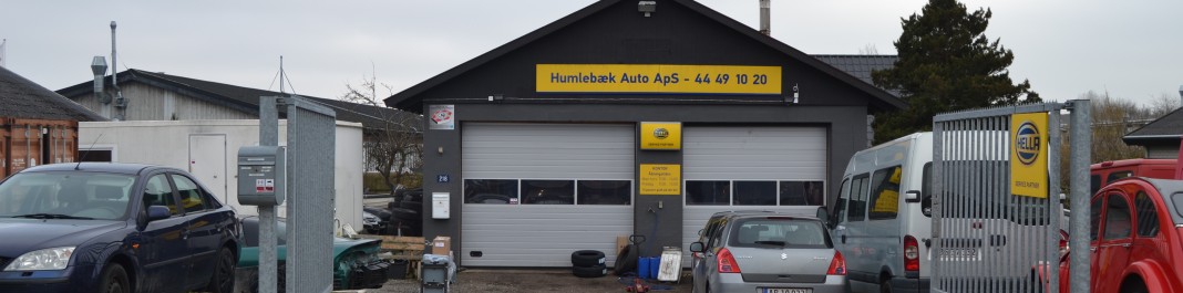Facaden af One2move Biludlejning Humlebæk