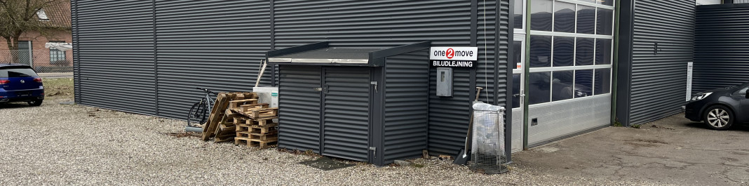 Facaden af One2move Biludlejning Helsingør